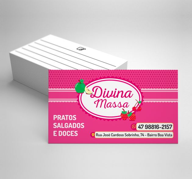 Cartão de Visitas Divina