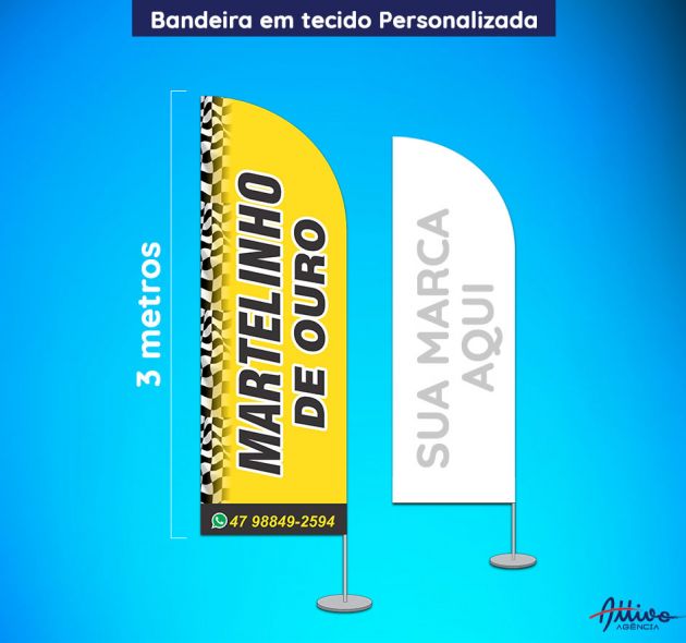 Bandeira em Tecido Personalizada